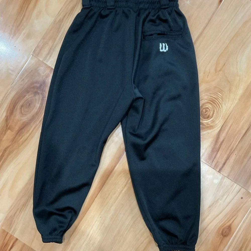 Wilson Kids Black Baseball Pants